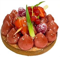 Tarte Estivale Vanille / Fraise